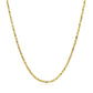 Diamond Cut Fancy Links Pendant Chain in Yellow Gold (1.50 mm)