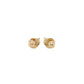 14k Yellow Gold Polished Round Stud Earrings(3mm)