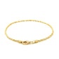 10k Yellow Gold Solid Diamond Cut Rope Bracelet (1.80 mm)