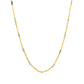 Bar Links Pendant Chain in 14k Two Tone Gold (1.40 mm)