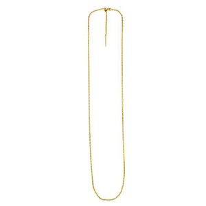 Endless Adjustable Cable Chain in 14k Yellow Gold (1.70 mm)