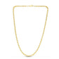 Moon Cut Bead Chain in 14k Yellow Gold (4.00 mm)