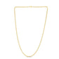 Moon Cut Bead Chain in 14k Yellow Gold (2.50 mm)