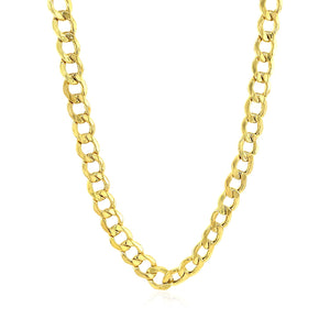 10k Yellow Gold Curb Chain (6.20 mm)