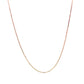 Diamond Cut Cable Link Chain in Rose Gold (0.87 mm)