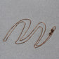 Diamond Cut Cable Link Chain in Rose Gold (0.87 mm)