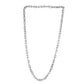 14k White Gold French Cable Link Chain (4.80 mm)