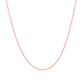 14k Pink Gold Oval Cable Link Chain (0.97 mm)