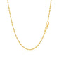 14k Yellow Gold Bead Chain 1.5mm (1.50 mm)