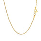 10k Yellow Gold Solid Diamond Cut Rope Chain (1.40 mm)