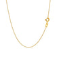 14k Yellow Gold Oval Cable Link Chain (0.97 mm)