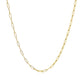 18K Yellow Gold Fine Paperclip Chain (1.50 mm)