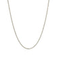 18k White Gold Diamond Cut Cable Link Chain (1.40 mm)