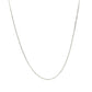 10k White Diamond Cut Cable Link Chain (0.87 mm)