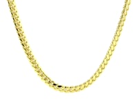 3.9mm 10k Yellow Gold Classic Miami Cuban Solid Chain