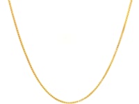 14k Yellow Gold Classic Box Chain 1.0mm