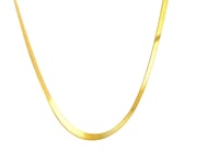 Imperial Herringbone Chain in 10k Yellow Gold (2.80 mm)