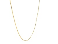 14k Yellow Gold Classic Box Chain 0.6mm