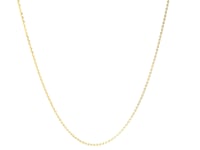 10k Yellow Gold Cable Link Chain 0.5mm 