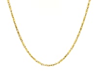 Diamond Cut Fancy Links Pendant Chain in 14k Yellow Gold (1.5mm)