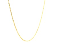 14k Yellow Gold Round Cable Link Chain 1.2mm