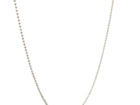 14k White Gold Bead Chain 1.0mm