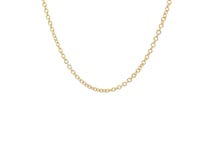 14k Yellow Gold Round Cable Link Chain (1.90 mm)