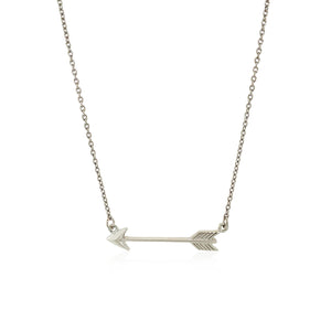 Sterling Silver  with Arrow Necklace