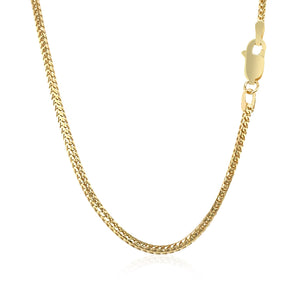 1.8mm 14k Yellow Gold Franco Chain