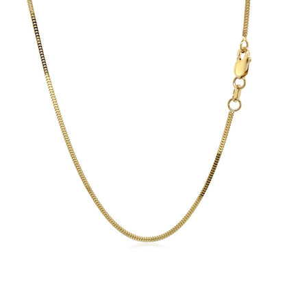 1.1mm 14k Yellow Gold Milano Chain