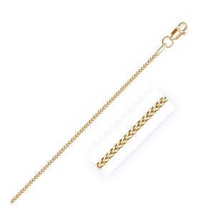 0.9mm 14k Yellow Gold Franco Chain