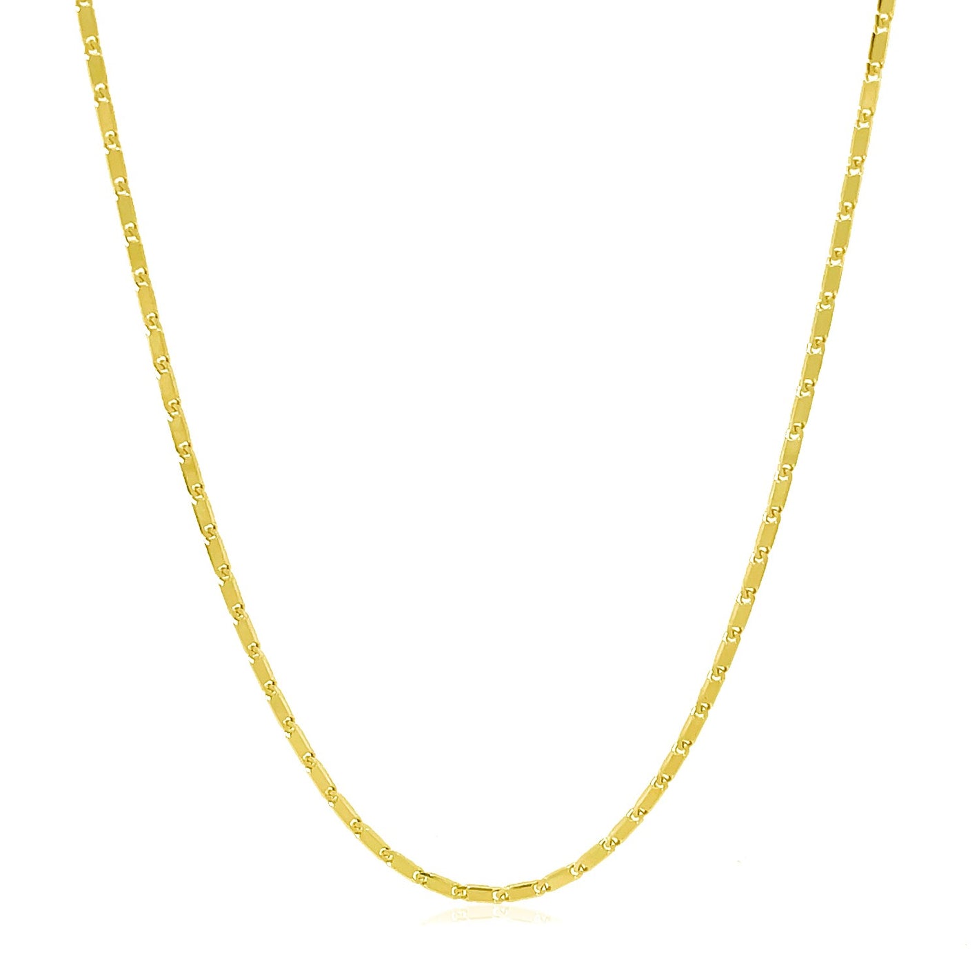 1.0mm 14k Yellow Gold Lumina Pendant Chain