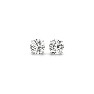 1 1/2 cttw Round Diamond Stud Earrings 14k White Gold (G/VS2)