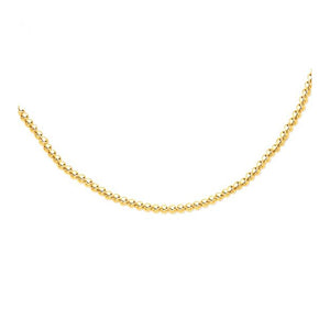 6mm 14k Yellow Gold Bead Chain