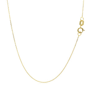 14k Yellow Gold with Moon Necklace