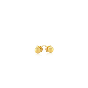 10k Yellow Gold Ball Style Stud Earrings