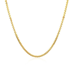 1.4mm 10k Yellow Gold Classic Box Chain