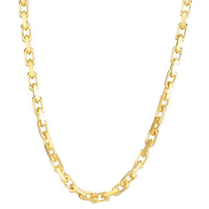 4.8mm 14k Yellow Gold French Cable Link Chain